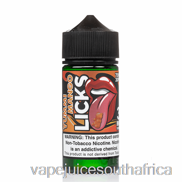 Vape Juice South Africa Yummi Mango - Licks Roll Upz - 100Ml 0Mg